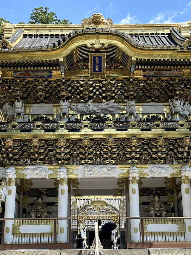 Golden Intricate Temple in Nikko