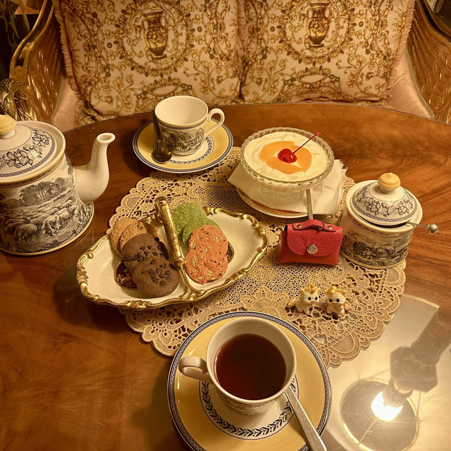 中秋佳節晚上喝（布蘭梅德國水果茶）真開心