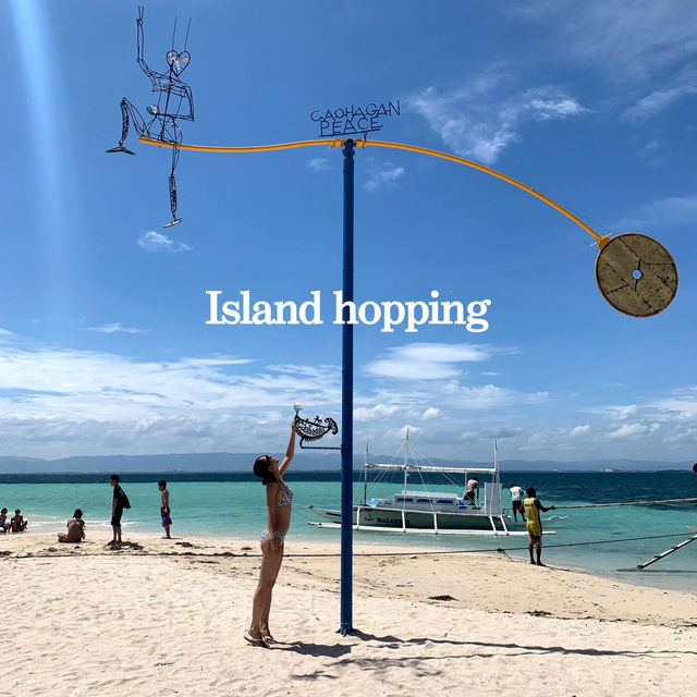 【🇵🇭セブ島】エメラルドグリーンの海をアイランドホッピング🏝️
