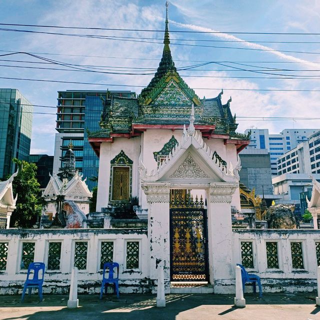 泰國曼谷著名歷史古跡皇家寺廟景點Wat Amarinthraram Worawihan，適合打卡拍照📸冥想
