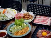 🥓☁️   #หมูกระทะ บนดาดฟ้า • #วิวอย่างปัง 