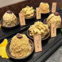 3 Kinds of Mont Blanc Eating Comparison🌰