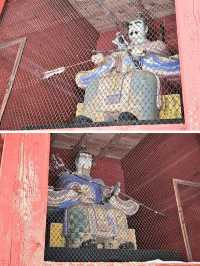【長野／長野市】雪が降る戸隠神社の杉並木と中社⁡