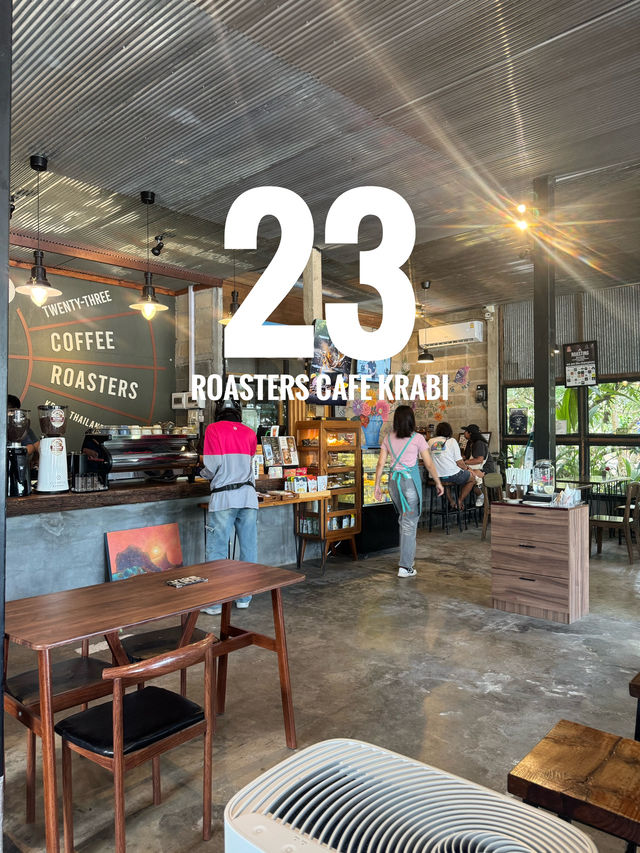หอมกรุ่นกาแฟที่ 23 Roasters Cafe กระบี่