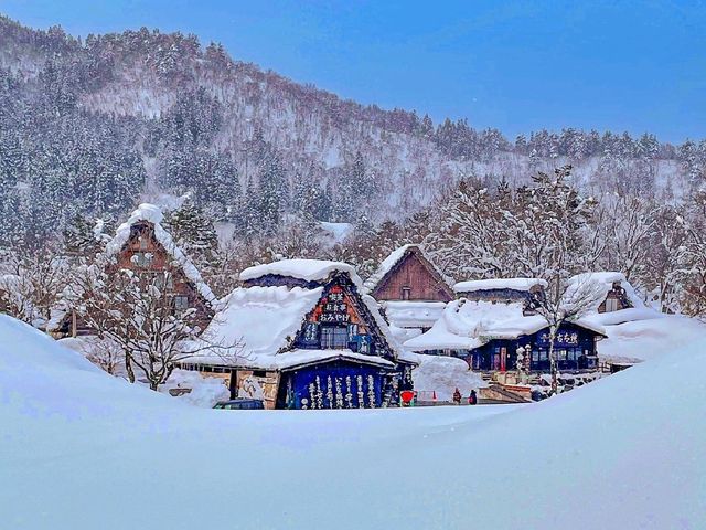 【岐阜】冬の絶景！白川郷の合掌造り集落❄