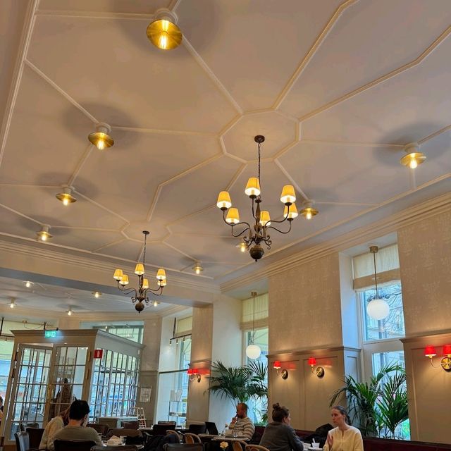 Nice coffee and pastries
