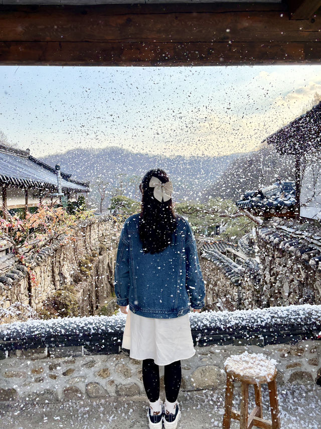 아직도 눈이 오는 이곳은?