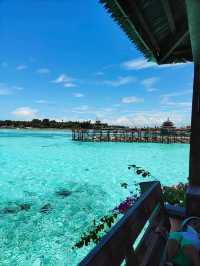 "Kapalai Dreamscape: Serenity at Mabul Water Bungalows"