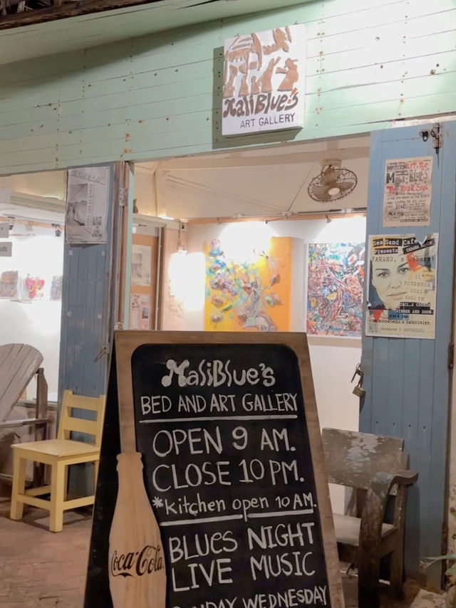 Maliblues bar ร้านอาหาร+แกลอรี่ ริมทะเลทุ่งวัวแล่น