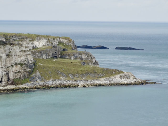 April in Ballintoy: A Coastal Church Scene