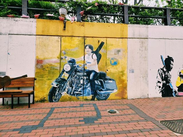 🎶【藝術與音樂交織的街道】漫步大邱金光石路