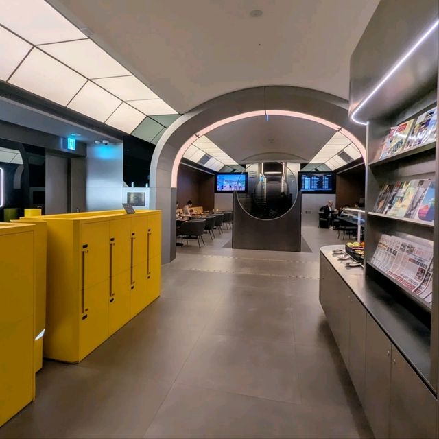 桃園機場 | 星宇航空商務艙貴賓室，宛如走入太空艙，超酷！