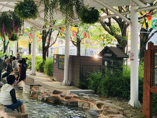 Yuseong Hot Springs Foot Bath Experience