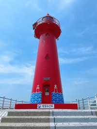 ｜韓國｜釜山青沙浦紅白燈塔（雙子燈塔）
