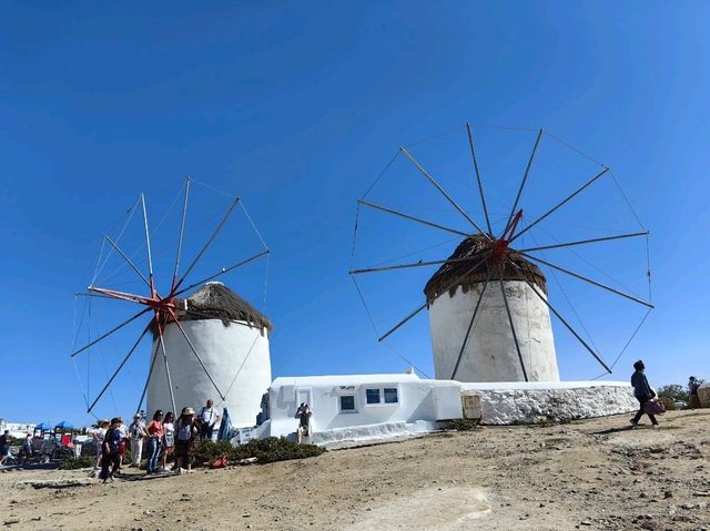 希臘Mykonos島的風車
