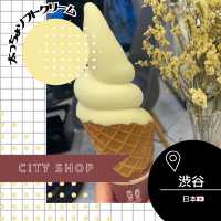 【東京/渋谷🇯🇵】太っちょソフトクリーム🍦CITY SHOP