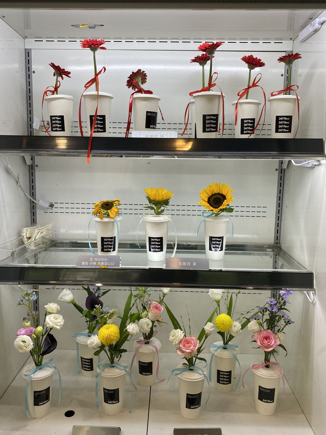 【韓国】24時間1本からお花が買える？！247 Flow💚