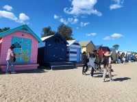 Brighton Bathing Boxes（彩虹小屋）——墨尔本最缤纷的海岸明信片