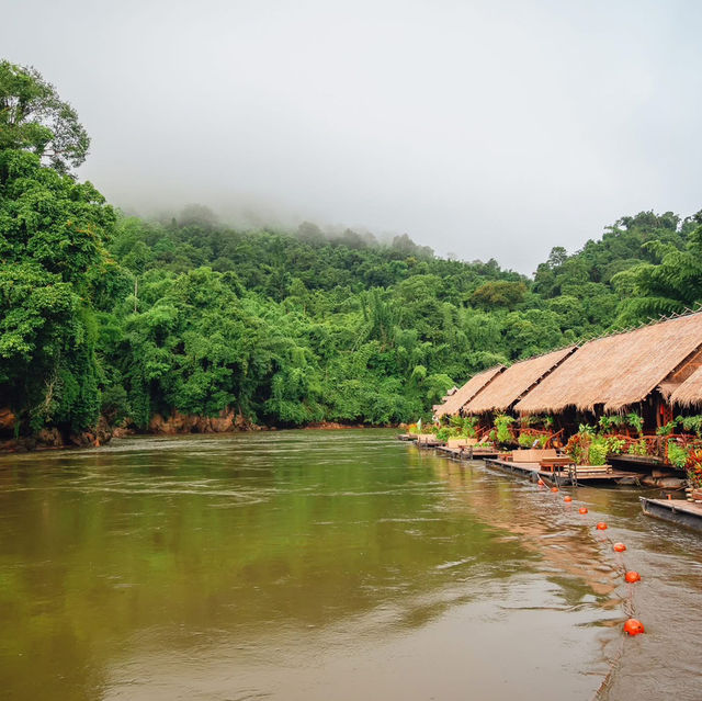 River Kwai Jungle Rafts Floating Hotel 