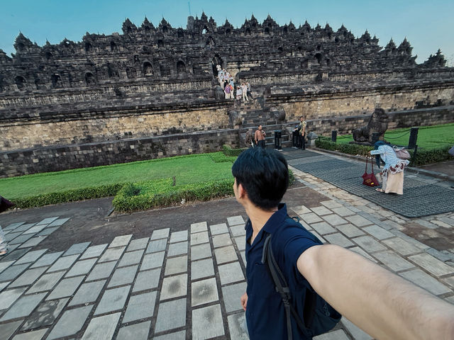 Lost in the ancient grandeur of Borobudur. Truly breathtaking! 🙏