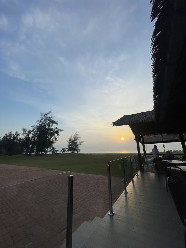 Cherating — an exceptionally beautiful beach. 
