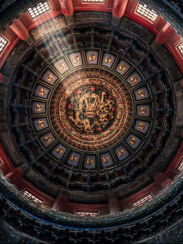 Temple Of Heaven: Where Blue Titles Filter Starlight And Cypresses Swallow Imperial Echoes