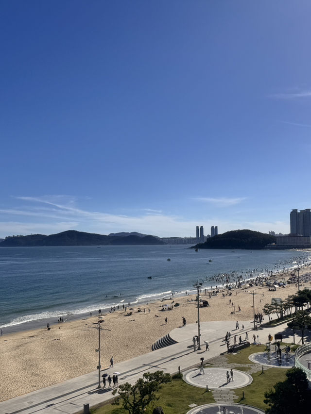부산 해운대 바다 앞에서 즐기는 워터파크👍🐝