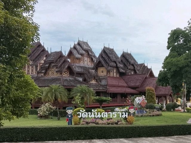 วัดนันตาราม..วัดสวยเมืองเชียงคำ