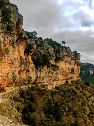 Exploring the Mysterious Canyon on a Rainy Day