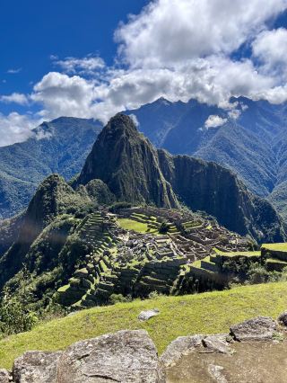 BREATHTAKING VIEW FROM MACHU PICCHU PERU