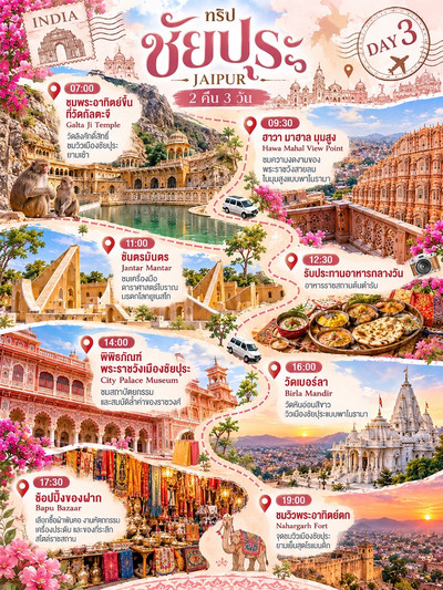🏰✨ Fall in love with the Pink City of India: Visit Jaipur