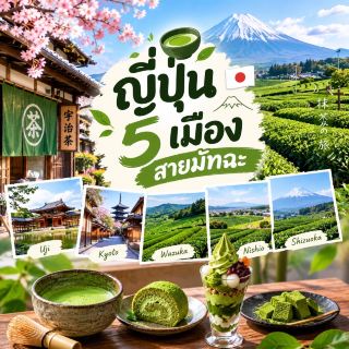 🍵 ญี่ปุ่น 5 เมือง สายมัทฉะ ต้องไปสักครั้ง 🇯🇵