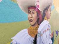Walking around Otavalo town 