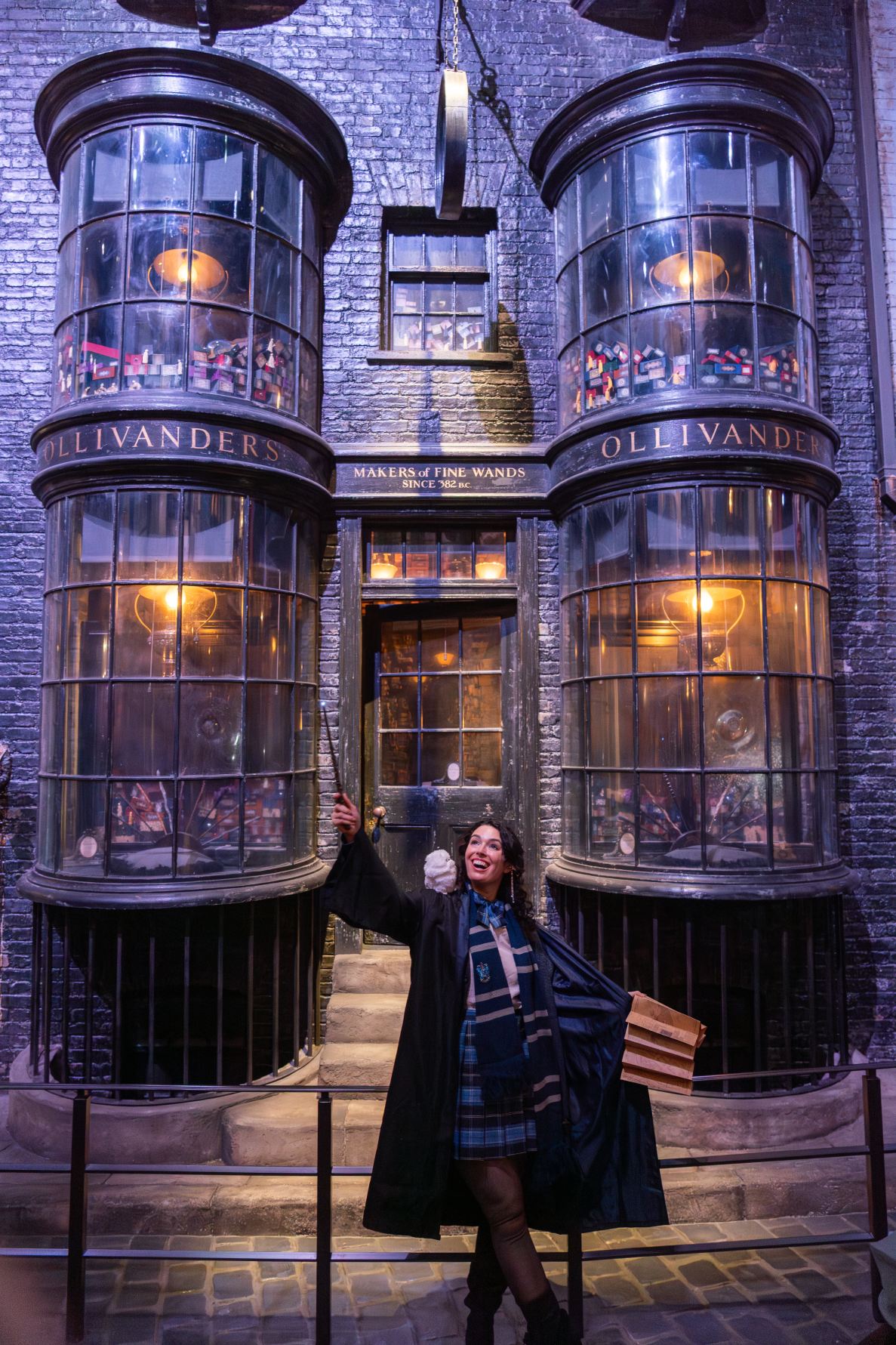 ハリー・ポッターオブジェ Hogwarts Bridge Portraits, Diagon Alley Wand Shop, Castle Details