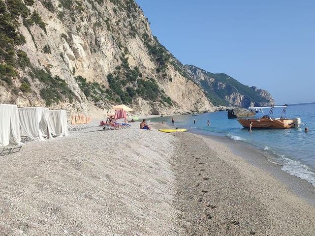 Paleokastritsa beach in Corfu 🇬🇷