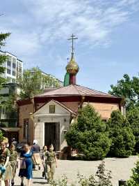 Spring Visit to Bishkek’s Beautiful Russian Church