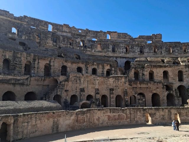 The third biggest roman arena with 35000 seats. 
