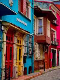 The colorful houses of Istanbul