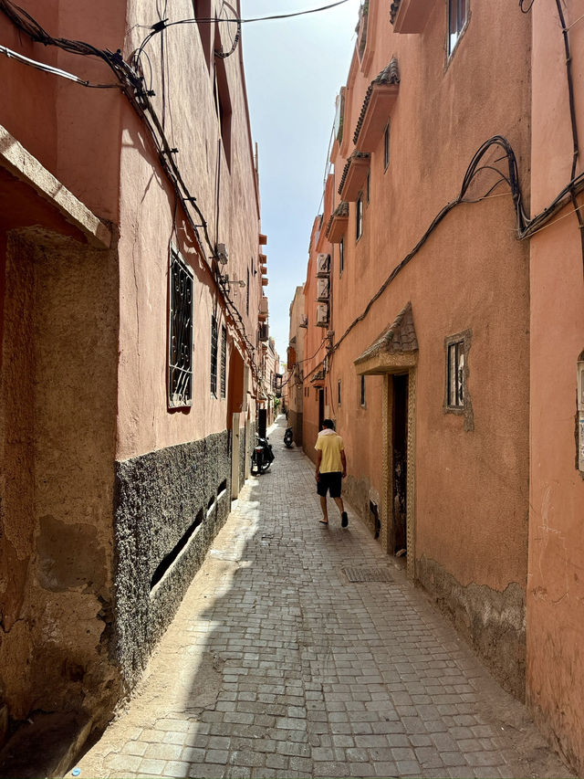 Soak up the heat! 🌞 in… Marrakesh, Morocco 🇲🇦 
