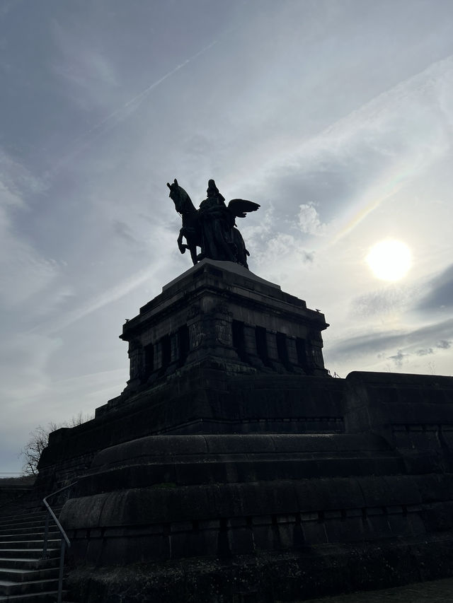 Where Rivers Meet and History Rises – Discover Deutsches Eck in Koblenz! ✨🌊 