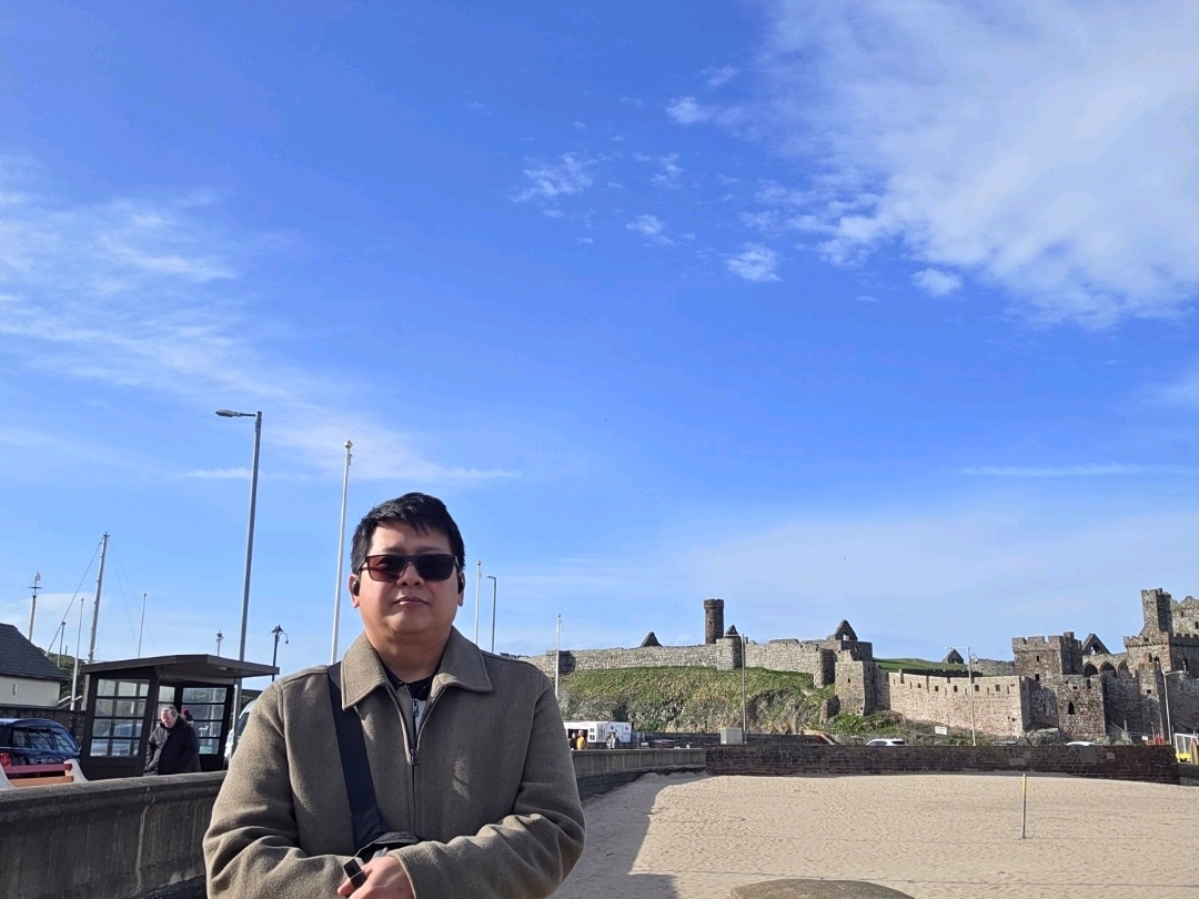 Peel Castle and Boatyard Restaurant