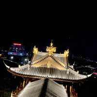 A Temple with a beautiful Night View 