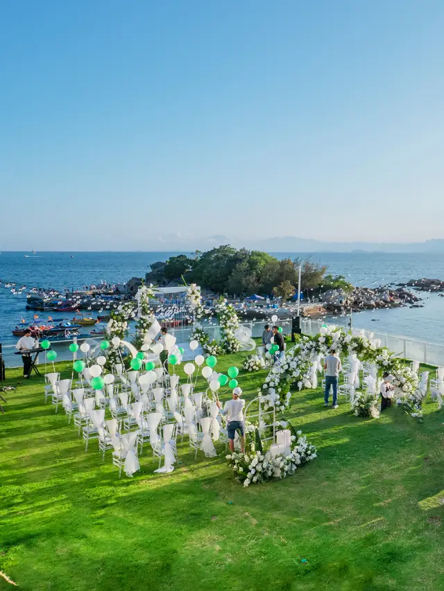 スター愛用の超ロマンチックな島婚式！それが惠州にあります！