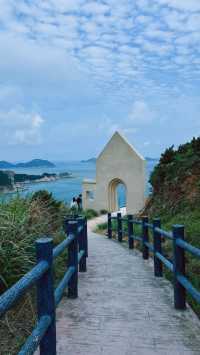 浙江寶藏海島，不用坐船，藍色大海沙灘