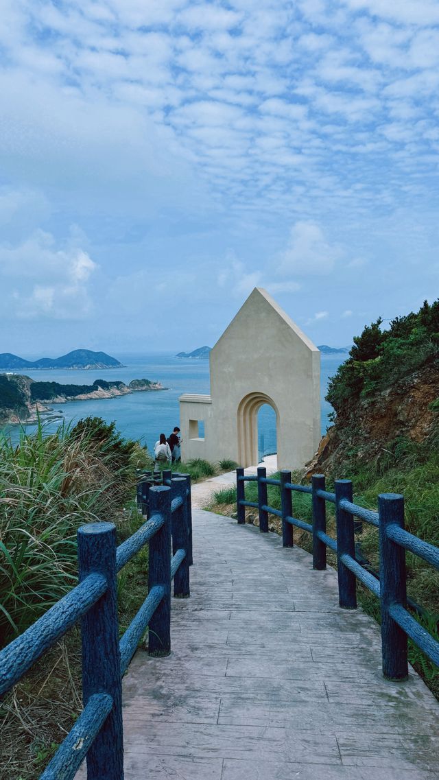 浙江寶藏海島，不用坐船，藍色大海沙灘