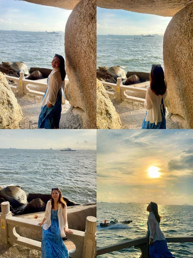 桂山島兩天一夜旅遊攻略看日落吹海風