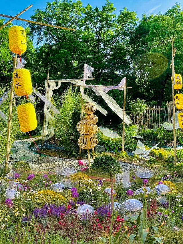 免費現實版莫奈花園濟南森林公園