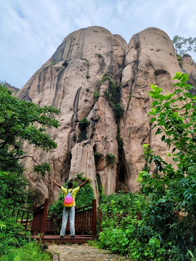 日照九仙山 留仙榻與抱犢峰