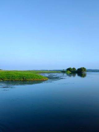 Princess Lake Natural Wetland Park, Handan, Hebei | Moonlight on Princess Lake, Wetland Night. 