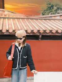 泉州旅遊西街的落日真的好適合拍照